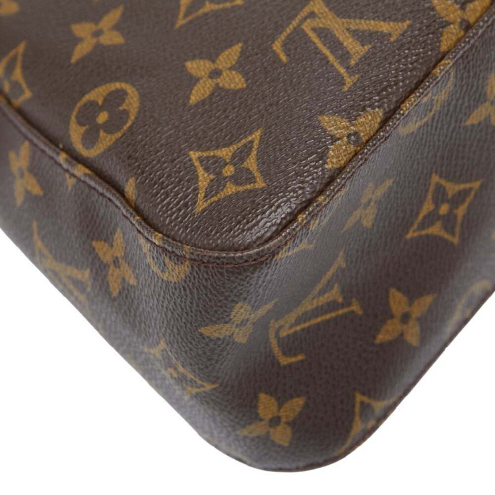 LOUIS VUITTON Authentic Brown Monogram Leather Mini Looping Shoulder Bag - Picture 7 of 12